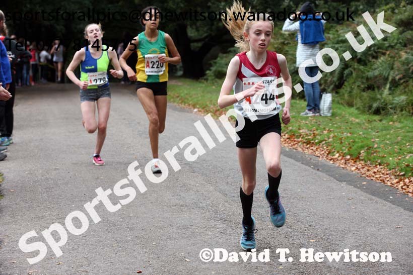 Girls under-15s ERRA Road Relays, Sutton Coldifield, Birmingham. Photo: David T. Hewitson/Sports for All Pics